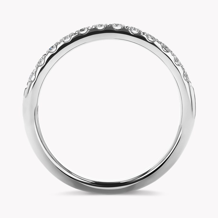 Celestial 0.33ct Diamond Half Eternity Ring Brilliant Cut, Micro Pavé Set_3