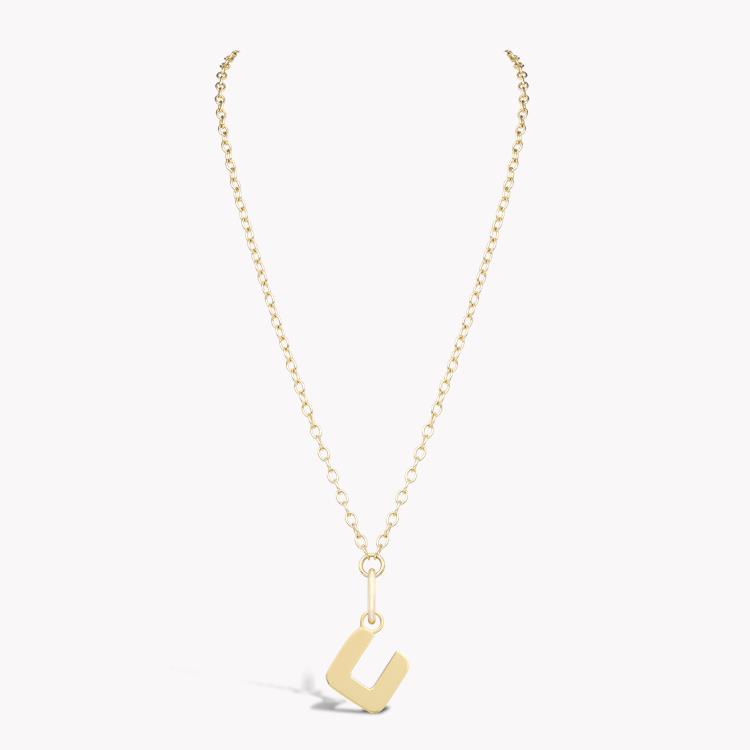 Letter V Pendant Charm _2