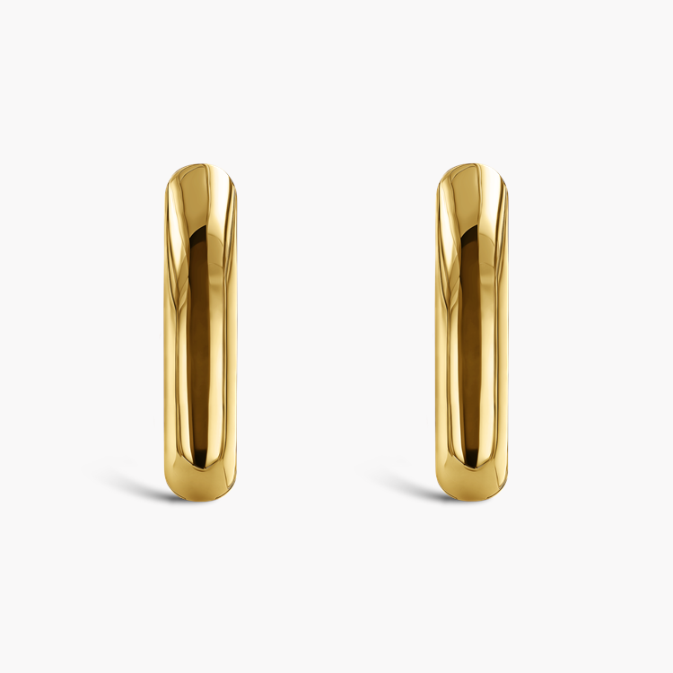 Yellow Gold Large Hoop Earrings _2