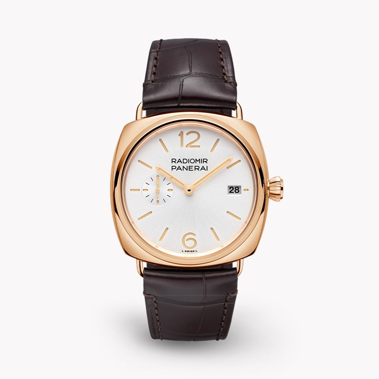 Radiomir Quaranta Goldtech™ 40mm, White Dial, Arabic/Baton Numerals_1