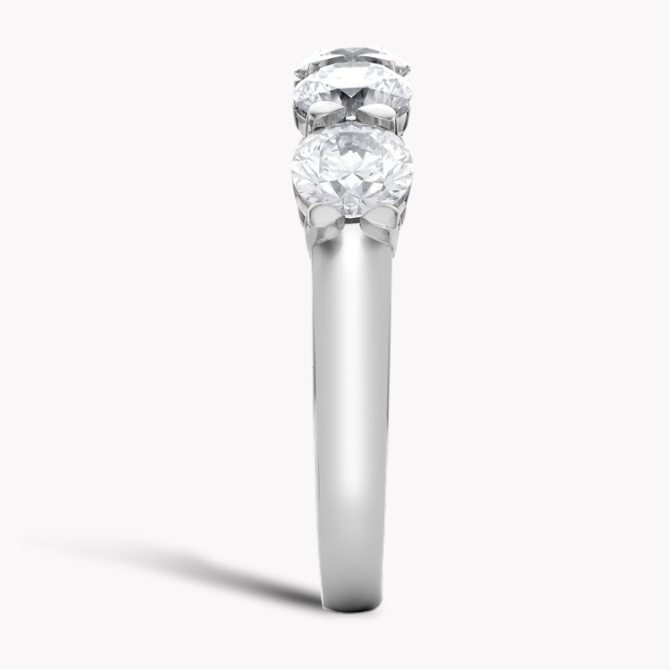 Five Stone Diamond Ring Brilliant cut, Claw set_4