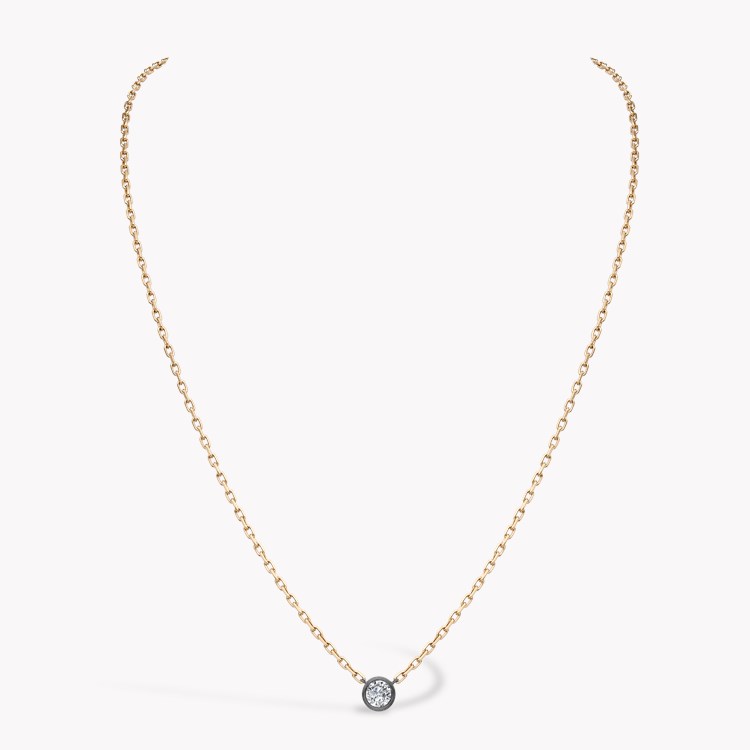 Legacy Old Cut Diamond Pendant Old & Brilliant Cut. Rubover Set_2