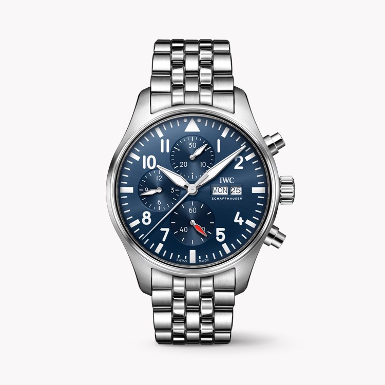IWC Pilot's Chronograph 43mm, Blue Dial, Arabic Numerals_1
