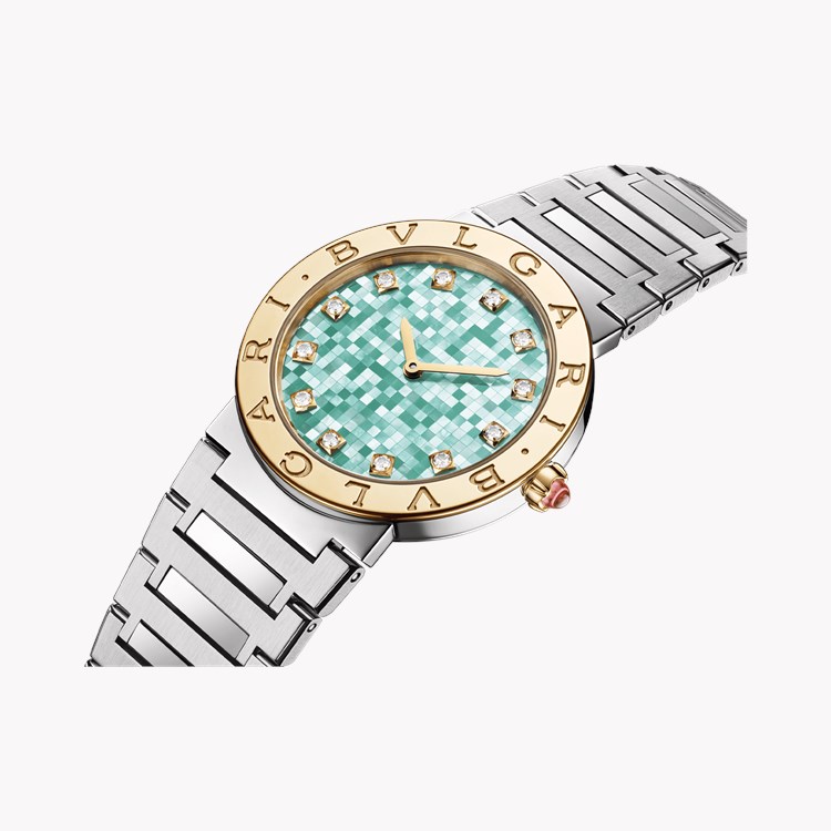 Bulgari Bulgari 33mm Mother of Pearl Diamond set Dial_2