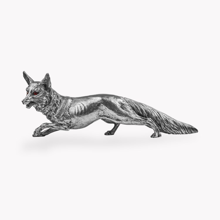 1920s Continental Silver Fox Figure _1