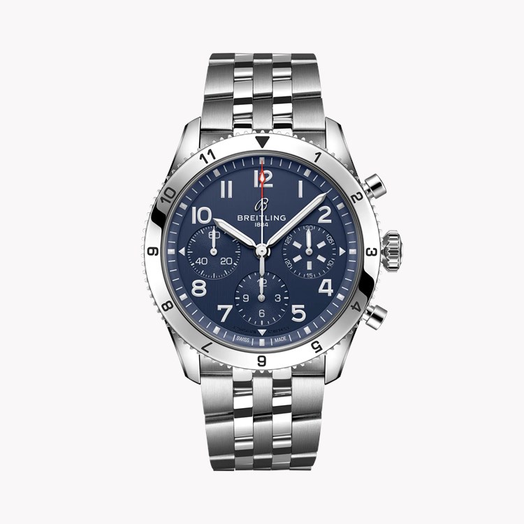 Breitling Classic AVI Chronograph 42 Tribute to Vought F4U Corsair 42mm, Blue Dial, Arabic Numerals_1