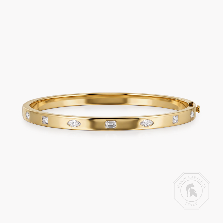 Marquise, Oval, Princess and Emerald Cut Diamond Bangle Marquise, Oval, Princess & Emerald Cut, Gypsy Set_1
