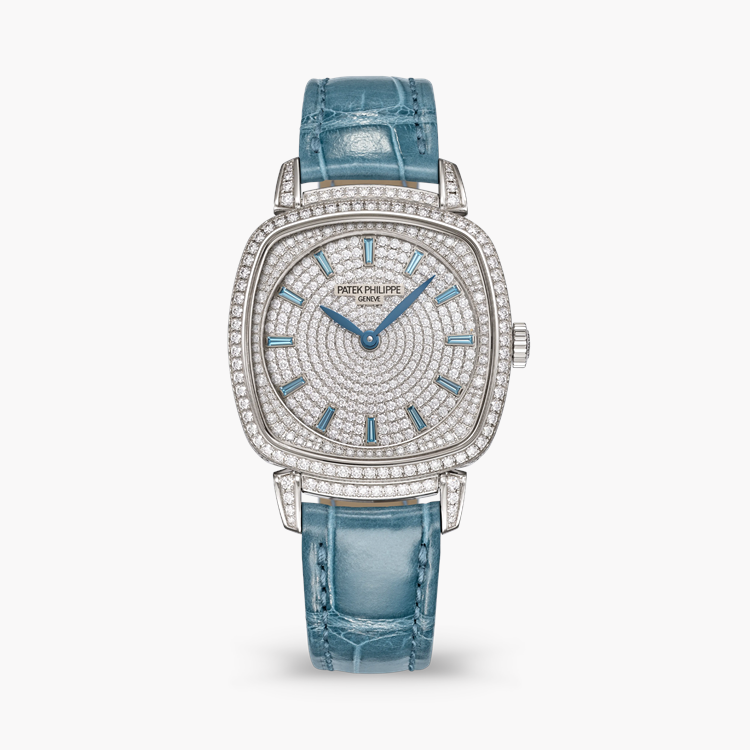 Patek Philippe Gondolo Ladies First Joaillerie 34.8mm, Quartz, 18ct White Gold_1