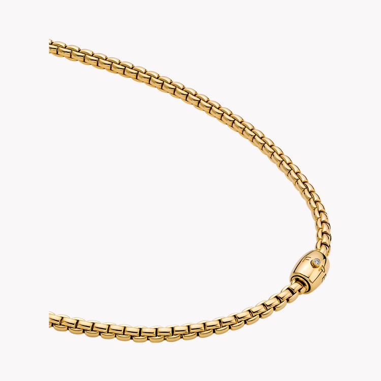 FOPE Solo Flex'It 0.01ct Diamond Necklace Brilliant Cut, Pave Set_2