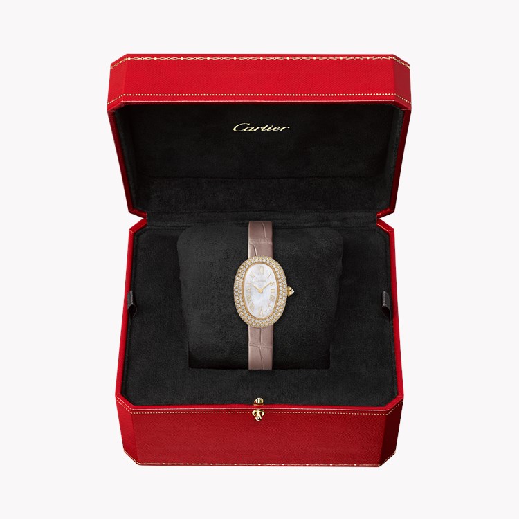Cartier Baignoire de Cartier 23.1mm, Mother of Pearl Dial, Roman Numerals_5