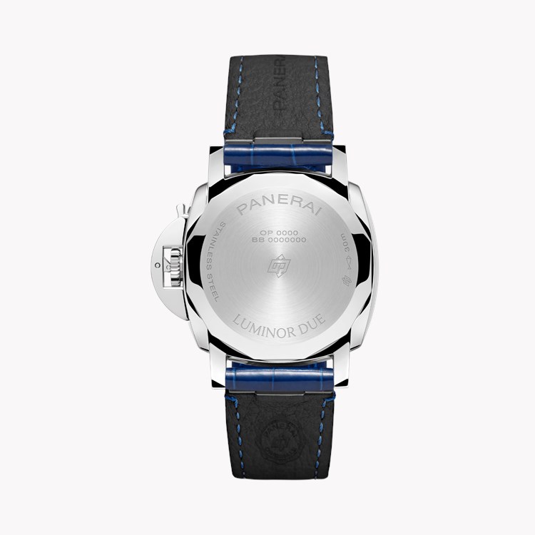Panerai Luminor Due Luna - 38mm 38mm, Blue Dial, Arabic/Baton Numerals_2