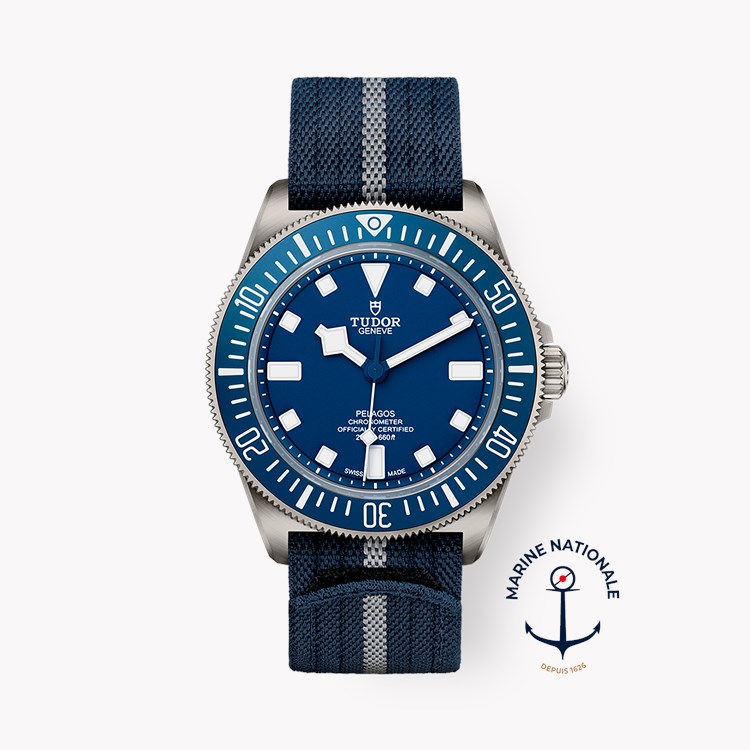 Tudor Pelagos 42mm, Blue Dial, Baton Numerals_1