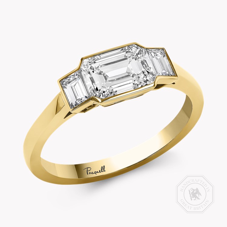 Kingdom 1.58ct Diamond Three Stone Ring   in 18ct Yellow Gold