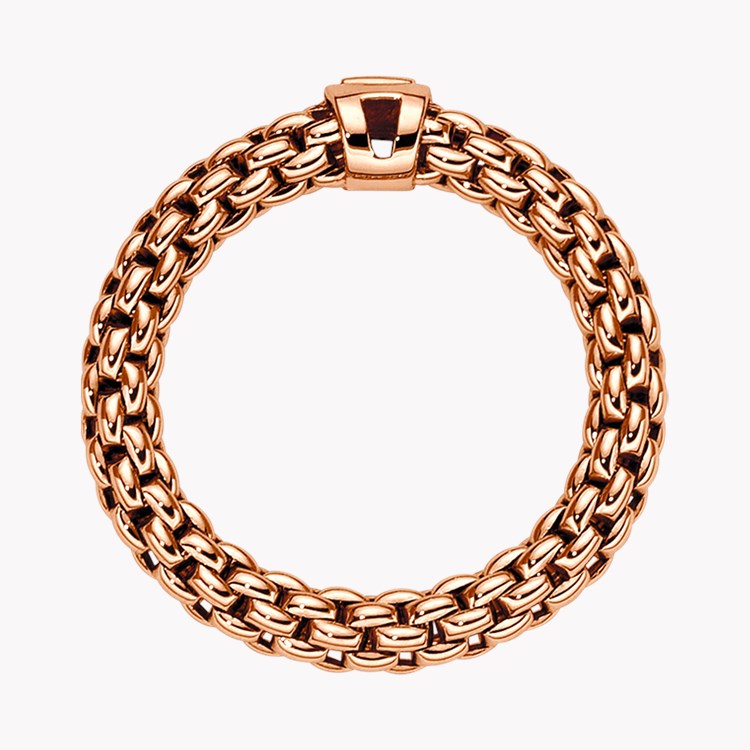 Fope Souls Flex-It Diamond Ring Square Cut, Rubover Set_3