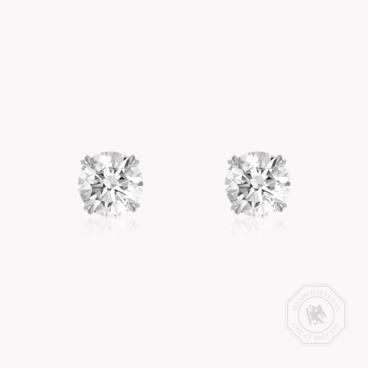 Windsor Diamond Stud Earrings Brilliant cut, Claw set_1