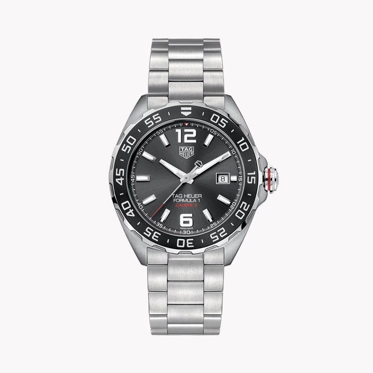 TAG Heuer Formula 1 Date 43mm, Grey Dial, Arabic/Baton Numerals_1