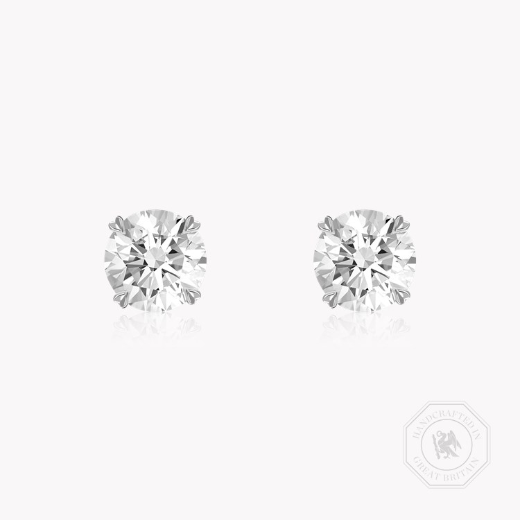 Windsor 1.20ct Diamond Stud Earrings Brilliant cut, Claw set_1