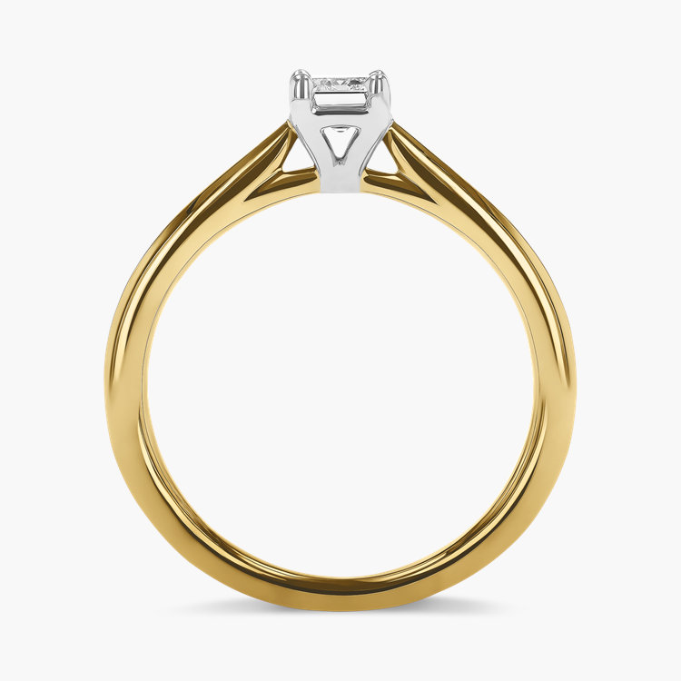 Gaia 0.50ct Diamond Ring Emerald Cut, Claw Set_3
