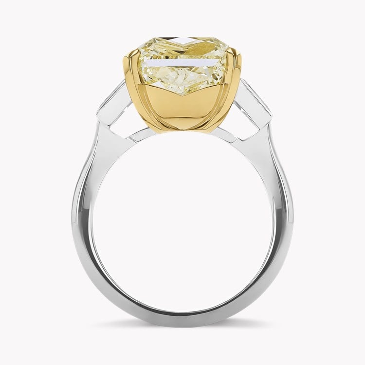 Radiant Cut 10.01ct Diamond Ring Radiant & Trapezoid Cut, Claw Set_3