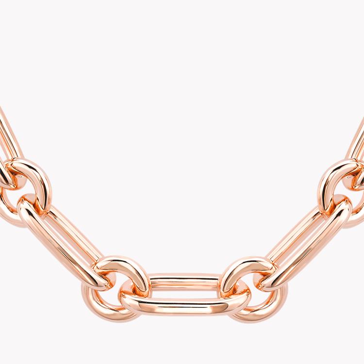 Havana Chain Necklace in Rose Gold _2