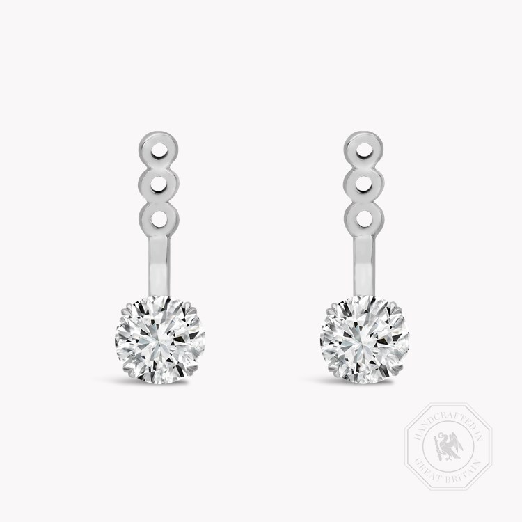 Windsor 1.10ct Diamond Stud Earrings Brilliant cut, Claw set_1