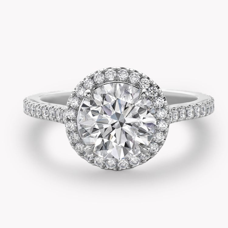 Celestial Brilliant Cut 2.08ct Type IIA Diamond Cluster Ring Brilliant cut, Claw set_2