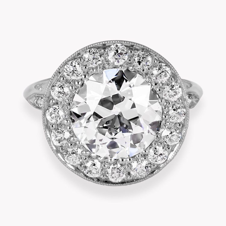 Art Deco Tiffany & Co. 2.67ct Diamond Cluster Ring Old European Cut, Grain set_2