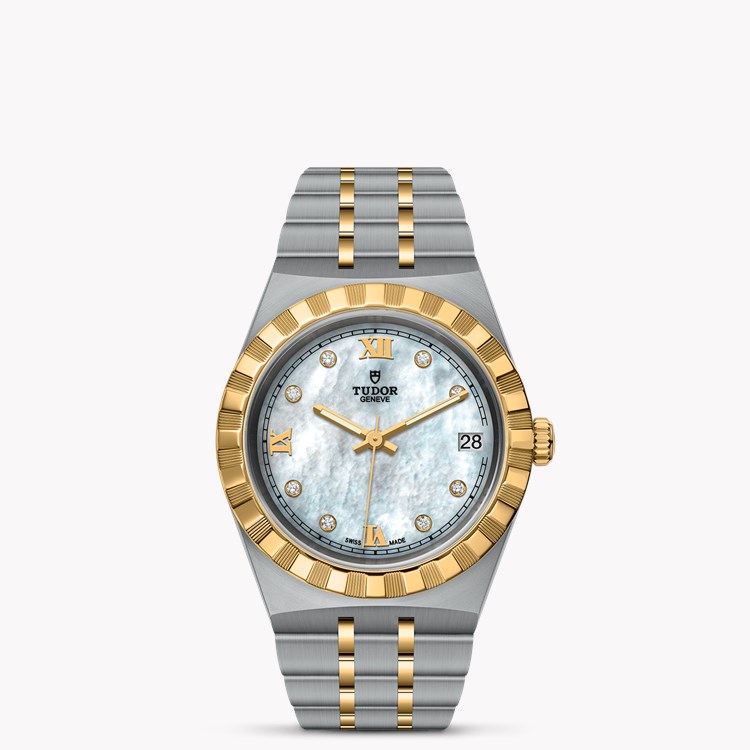 Tudor Royal 34mm. Mother of Pearl Dial. Diamond Numerals_1