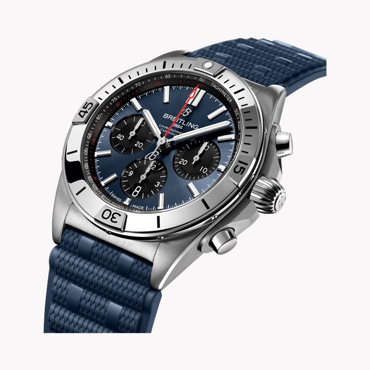 Breitling Chronomat B01 42mm, Blue Dial, Baton Numerals_2