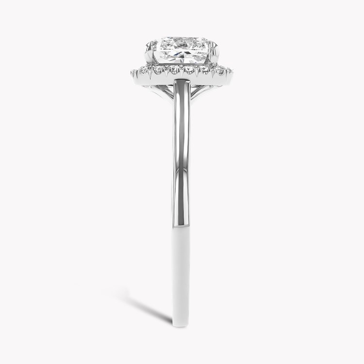 Celestial 1.80ct Cushion Cut Diamond Cluster Ring Modern Cushion Cut, Claw Set_4