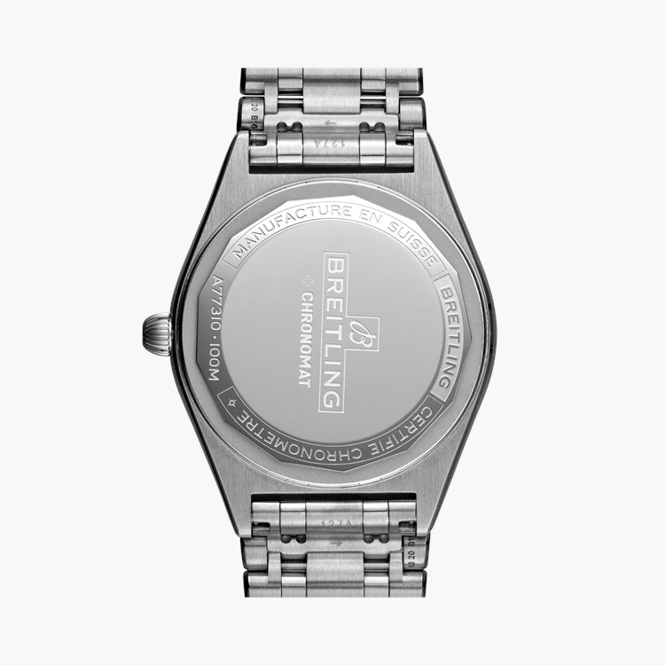 Breitling Chronomat 32 32mm, Pink Dial, Baton Numerals_2