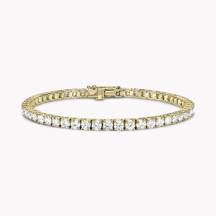 Contemporary Brilliant Cut Diamond Line Bracelet Brilliant cut, Claw set_1