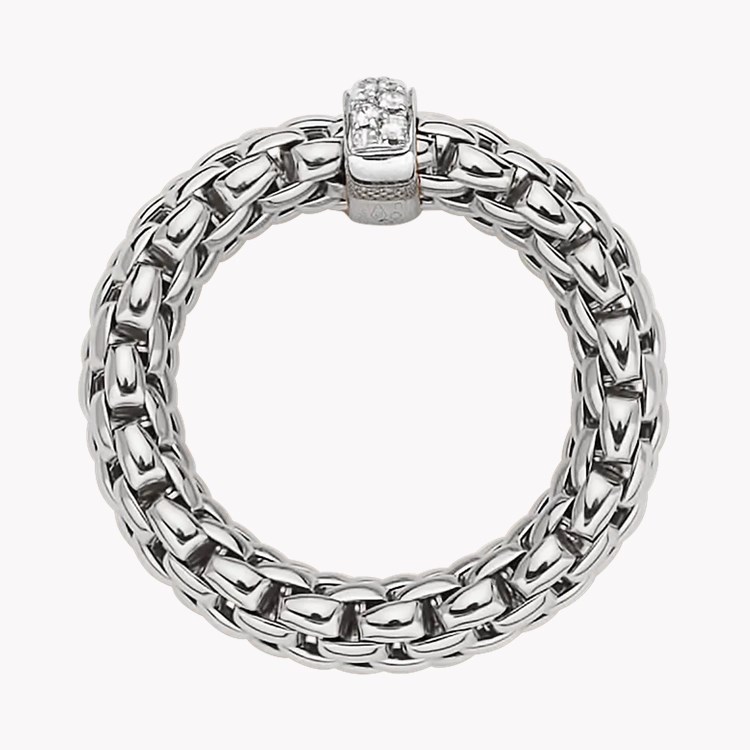 Fope Flex 'it Vendôme Diamond Ring Brilliant Cut, Grain Set_3