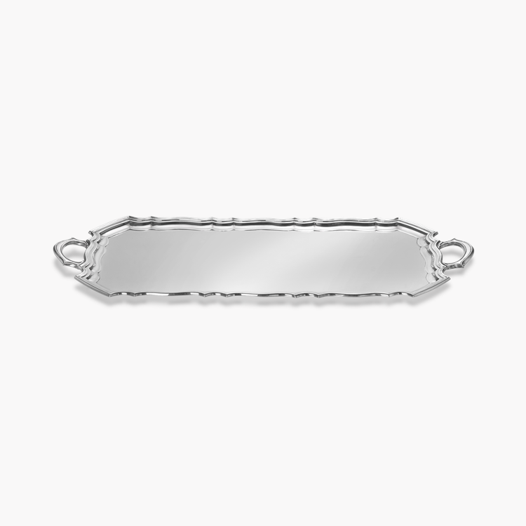 Silver Elizabeth II Oblong Tray