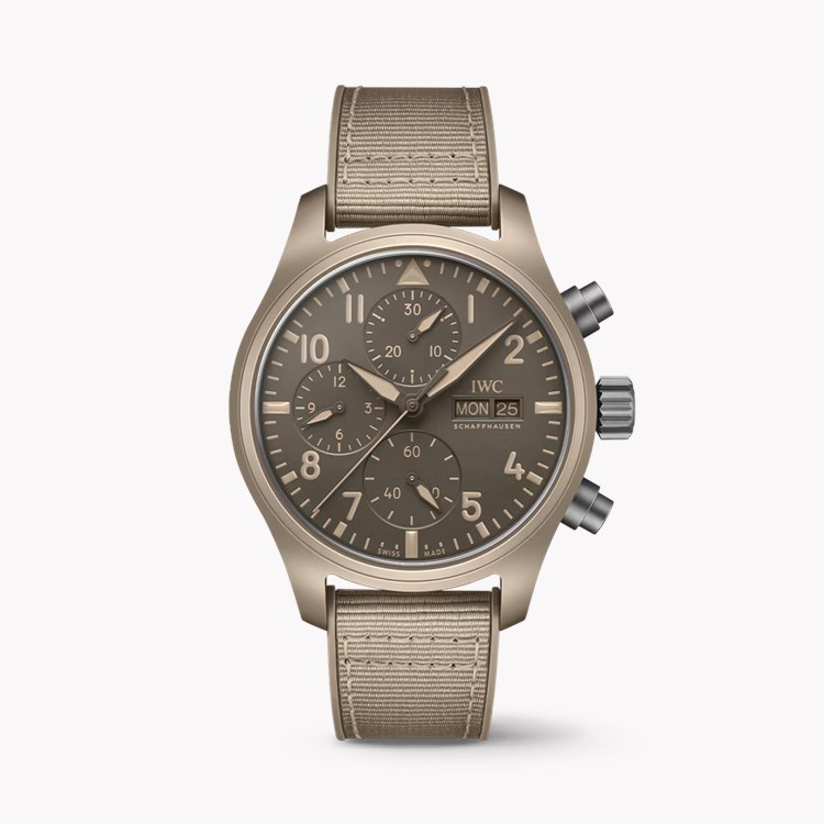 IWC Pilot's Chronograph Top Gun Mojave Desert 41.9mm, Brown Dial, Arabic Numerals_1
