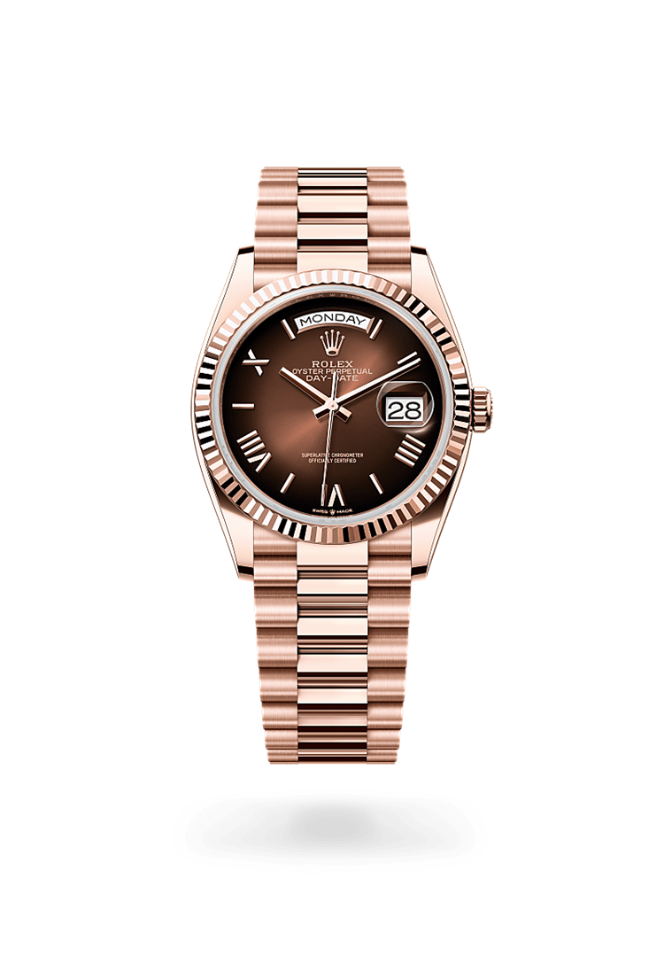 Day-Date 36, Oyster, 36 mm, Everose gold