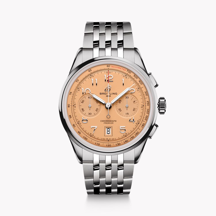 Breitling Premier BO1 Chronograph 42 42mm, Copper Dial, Arabic Numerals_1