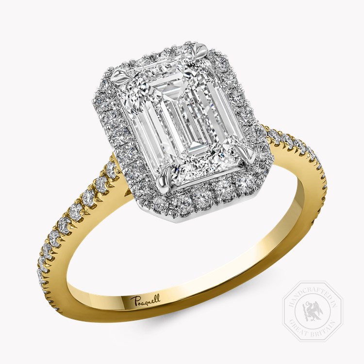 Celestial 2.50ct Diamond Cluster Ring Emerald Cut, Claw Set_1
