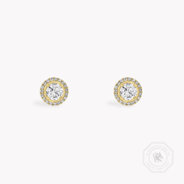 Celestial Brilliant Cut 0.55ct Diamond Stud Earrings Brilliant cut, Claw set_1
