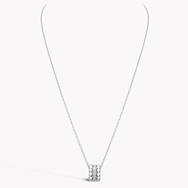 Bohemia Diamond Set Hexagonal Pendant Brilliant Cut, Rubover Set_2