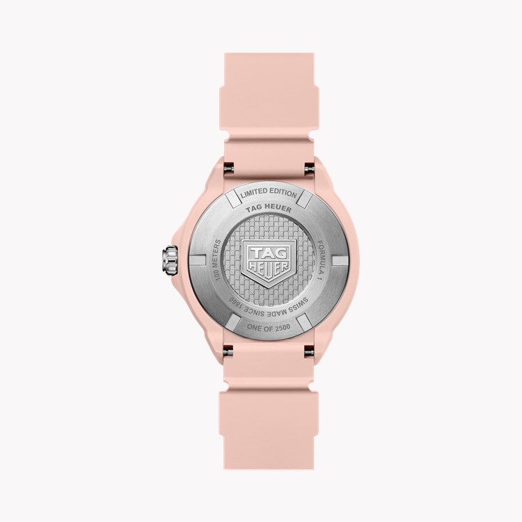 TAG Heuer Formula 1 SolarGraph 38mm, Pink Dial, Dot Numerals_3