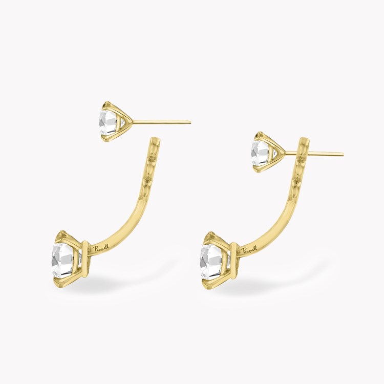 Celia 1.50ct Diamond Drop Earrings Brilliant cut, Claw set_2