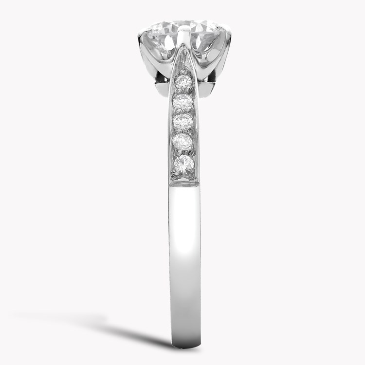 Antique Inspired 1.19ct Diamond Solitaire Ring Brilliant cut, Claw set_4