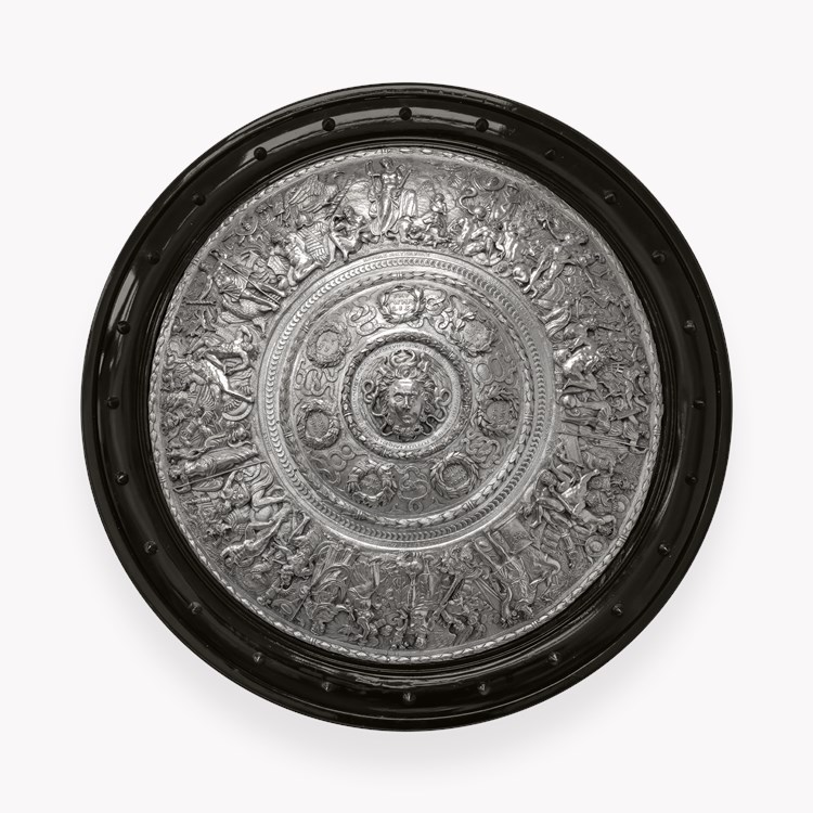 Victorian Silver Plated Electrotype Copy of Sigman Shield