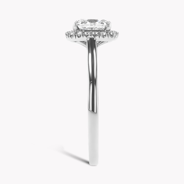 Celestial 1.20ct Cushion Cut Diamond Cluster Ring Cushion modern cut, Claw set_4