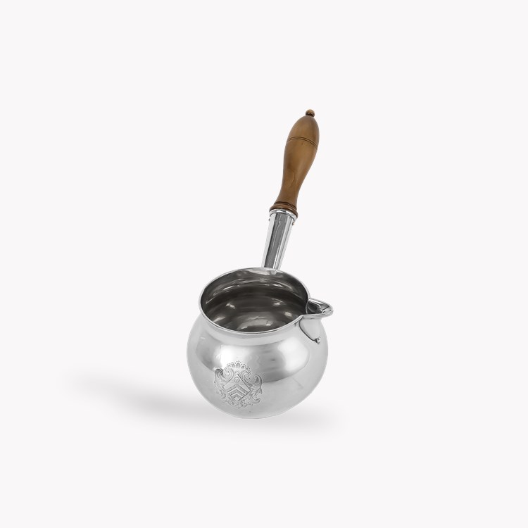 Silver George I Brandy Saucepan Hallmarked London_1