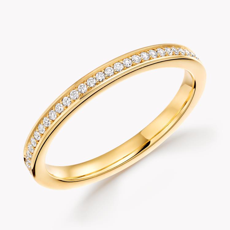 Brilliant Cut Diamond Eternity Ring 0.25CT in 18CT Yellow Gold Brilliant Cut, Eternity, Thread Set_1