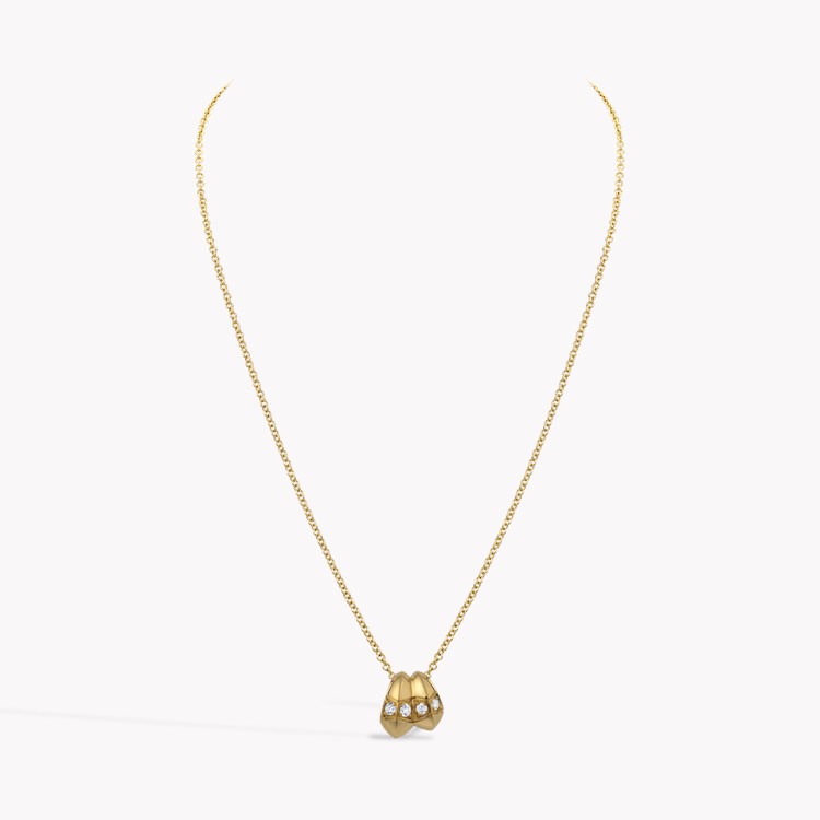 Origins Large Diamond Set Pendant Brilliant cut, Claw set_2
