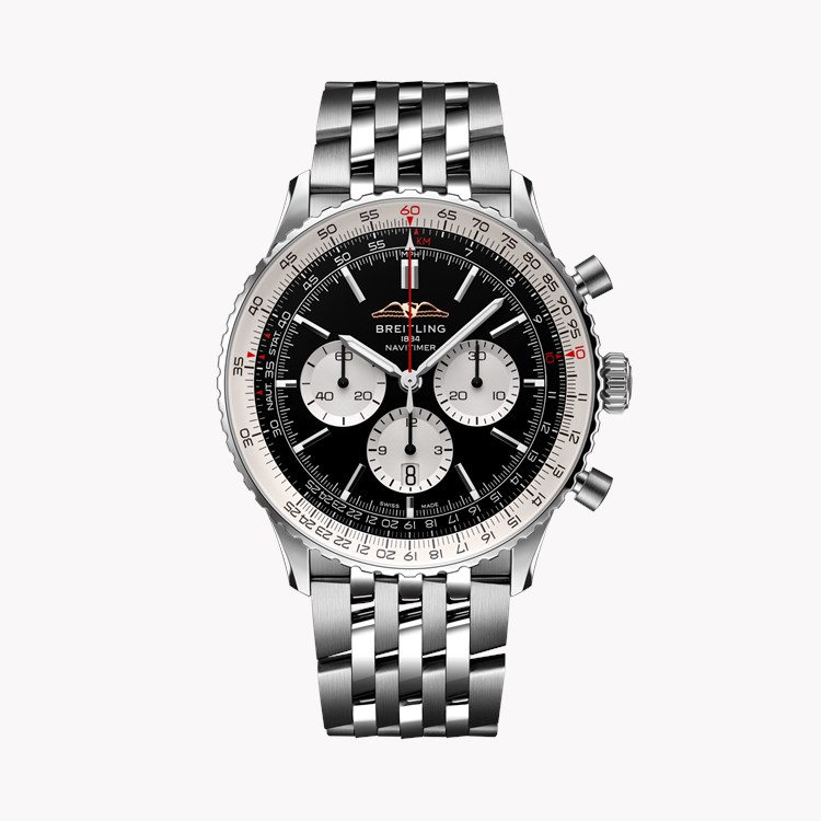 Breitling Navitimer B01 Chronograph 46 46mm, Black Dial, Baton Numerals_1
