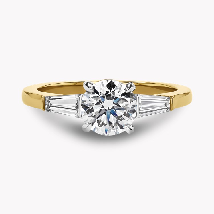 Regency 2.50ct Brilliant Cut Diamond Ring Brilliant & Tapered Baguette Cut, Claw Set_2